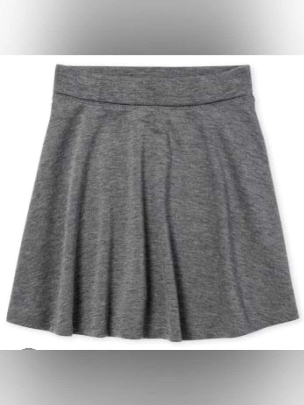 Girls The Children's Place Charcoal Skater Skirt- Size Large 10/12